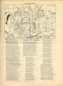 Der französische Kurier, Satirisch in Schwarz-Weiß