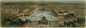 Blick auf die Stadt Peking vom Süden aus von Adolphe Rouergue
