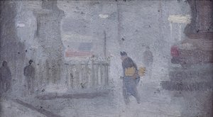 Studie für die Basis der Statuen, Albert Square, ca. 1910 von Adolphe Valette