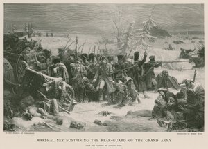 Marschall Ney hält die Nachhut der Großen Armee