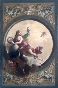 Flora mit blumenstreuenden Putti, 1696 von Adriaan van der Werff