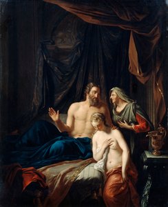Sarah stellt Hagar Abraham vor, spätes 17. bis frühes 18. Jahrhundert von Adriaan van der Werff