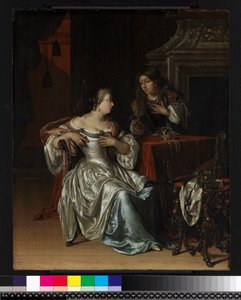 Tancreds Diener präsentiert das Herz von Guiscard in einer goldenen Tasse an Guismond, 1675 von Adriaan van der Werff