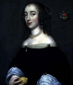 Porträt einer Dame, möglicherweise Margaret Lemon, ca. 1665
