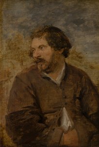 Ein dicker Mann von Adriaen Brouwer