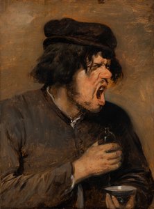 Der bittere Trank, ca. 1636-38 von Adriaen Brouwer