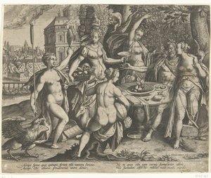 Allegorie der fünf Sinne von Adriaen Collaert