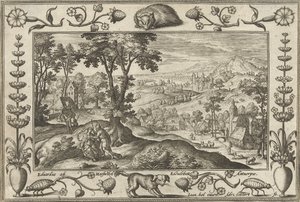 Juda und Tamar von Adriaen Collaert