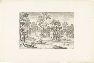 Landschaft mit den Emmausjüngern