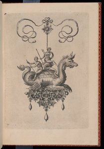 Tafel 10, Seite, Bullarum Inaurium etc. Archetypi Artificiosi Pars Altera von Adriaen Collaert