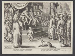St. Paulus vor Festus und Agrippa von Adriaen Collaert