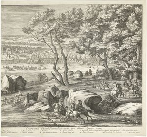 Ansicht des Schlosses von Fontainebleau (rechter Teil)