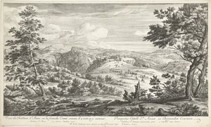 Ansicht des Schlosses Sainte Anne