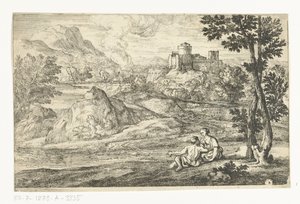 Landschaft mit Schloss von Adriaen Frans Boudewyns