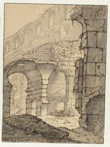 Ansicht des Kolosseums, Rom