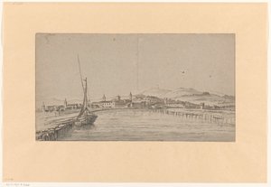 Ansicht einer Stadt im Tiber-Tal von Adriaen Honich