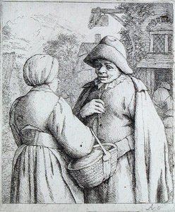 Mann und Frau im Gespräch