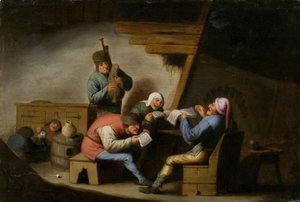 Die Dorfsänger von Adriaen Jansz. van Ostade