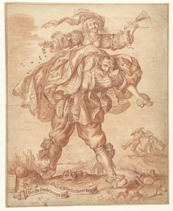 Es braucht starke Beine, um Luxus zu tragen von Adriaen Pietersz van de Venne