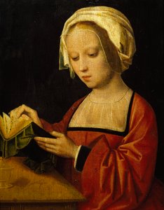 Die Hl. Magdalena beim Lesen