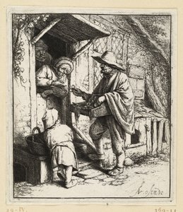 Der Brillenverkäufer von Adriaen van Ostade