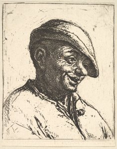Lachender Bauer