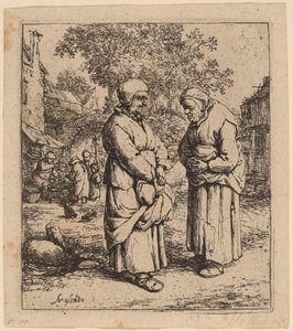 Zwei Klatschbasen von Adriaen van Ostade