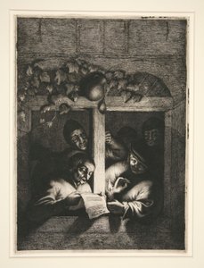 a. Der Schuster b. Die Sänger von Adriaen van Ostade