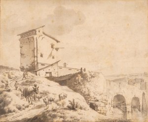 Italienische Landschaft von Adriaen van de Velde