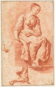 Sitzendes Mädchen von Adriaen van de Velde