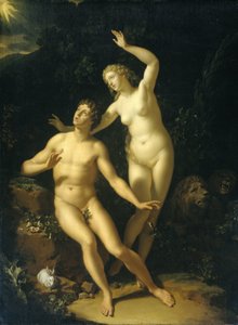 Gott macht Adam und Eva verantwortlich von Adriaen van der Werff