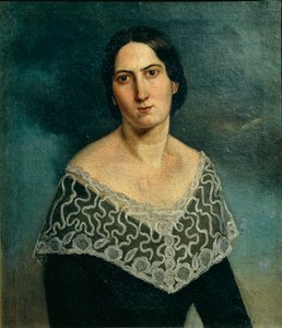 Porträt von Frau Bonini Gardi von Adriano Baldini
