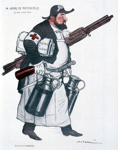 Henri de Rothschild - von Barrère, in „Fantasio“ vom 01.10.1907