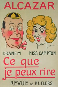 Ich kann lachen, Alcazar-Plakat