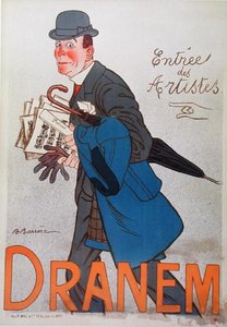 Plakat mit Dranem (1869-1935)