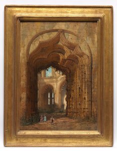 Verfallene Kirche von Adrien Dauzats