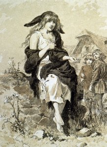 Eselshaut - in „Die Märchen“ von Charles Perrault, Illustrationen von Adrien Marie von Adrien Emmanuel Marie