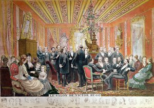 Victor Hugos Salon, 21 rue de Clichy, Paris, Dezember 1875 von Adrien Emmanuel Marie