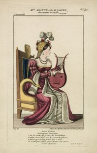 Miss Arsene in der Rolle der Isaure, Paris 1812
