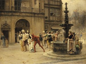 Der Karnevalsumzug von Adrien Moreau