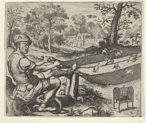 Fabel vom Vogelfänger und der Schlange