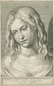 Kopf Christi als Zwölfjähriger von Egidius  Sadeler (II)