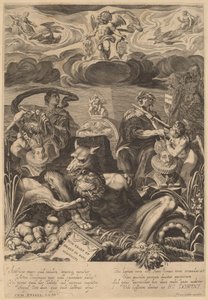 Allegorie der Hochzeit von Kaiser Ferdinand II. und Eleonore Gonzaga