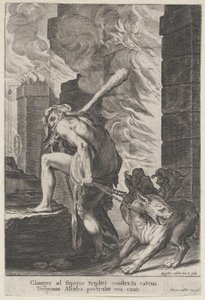 Herkules und Cerberus von Aegidius Sadeler II