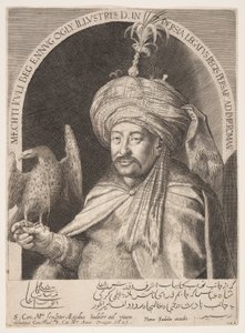 Mechti Kuli Beg, persischer Botschafter in Prag von Aegidius Sadeler II