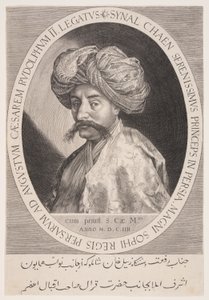 Synal Chaen (Zeynal Khan Shamlu), persischer Botschafter in Prag von Aegidius Sadeler II