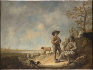 Pfeifende Schäfer von Aelbert Cuyp