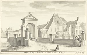 Das Landgut Vechterweerd bei Zwolle im Jahr 1729 von Aert Schouman