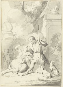 Venus und Adonis (?)