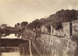 Ein Teil der Stadtmauer, Foochow, ca. 1869 von Afong Lai